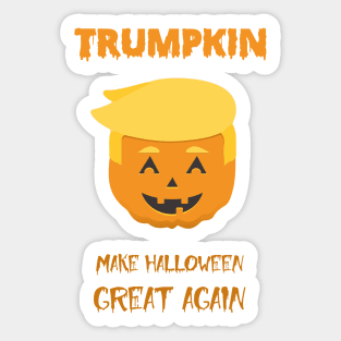 Trumpkin Make Halloween Great Again Sticker